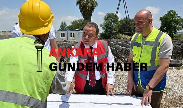 Lider Muhittin Böcek Cırnık Köprüsü’nde çalışmaları inceledi