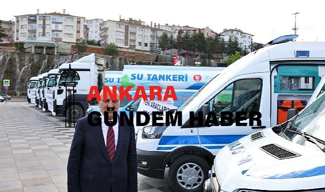 Keçiören’in Yeni Hizmet Araçları Sergileniyor