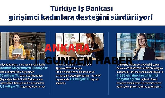 İş Bankası’nın Girişimci Kadınlara Desteği Sürüyor