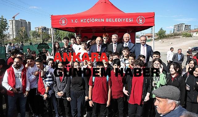 Keçiören’de Lavanta Bahçesi Kapalı Spor Salonu’nun Temeli Atıldı