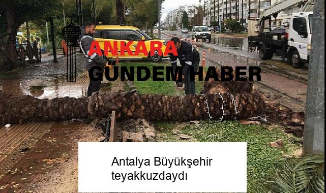 Antalya Büyükşehir teyakkuzdaydı