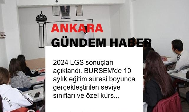 2024 LGS sonuçları açıklandı. BURSEM’de 10 aylık eğitim süresi boyunca gerçekleştirilen seviye sınıfları ve özel kurs programı, beklenen başarıyı sağladı