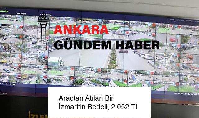 Araçtan Atılan Bir İzmaritin Bedeli; 2.052 TL