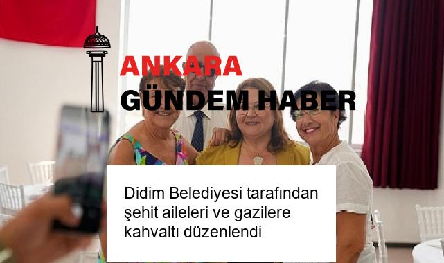 Didim Belediyesi tarafından şehit aileleri ve gazilere kahvaltı düzenlendi