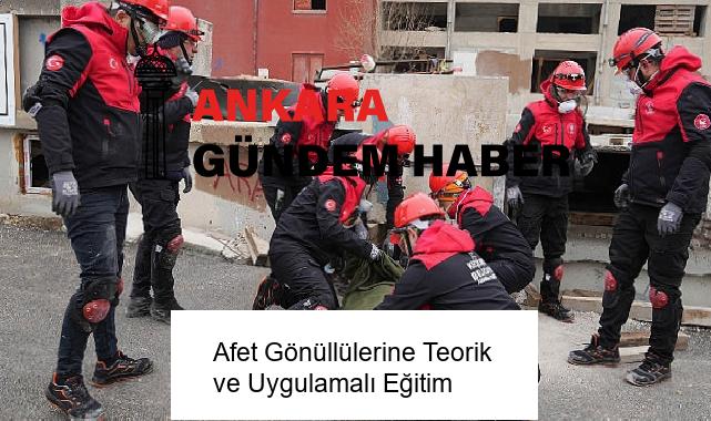 Afet Gönüllülerine Teorik ve Uygulamalı Eğitim
