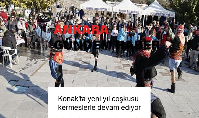 Konak’ta yeni yıl coşkusu kermeslerle devam ediyor
